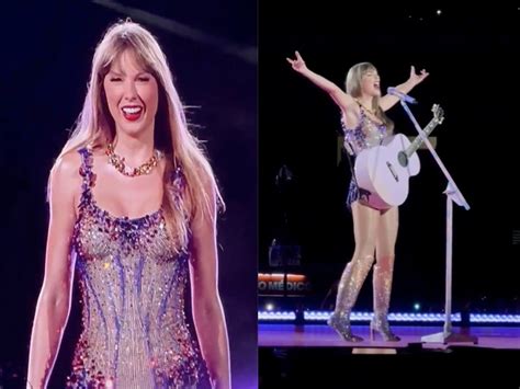 Taylor Swift shakes off wardrobe mishap during Eras Tour show in Brazil